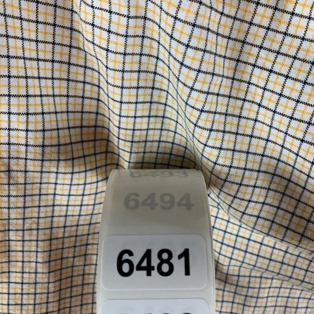 Ralph Lauren Boys‎ Long Sleeve Yellow Blue Check Oxford Shirt Size M 6481